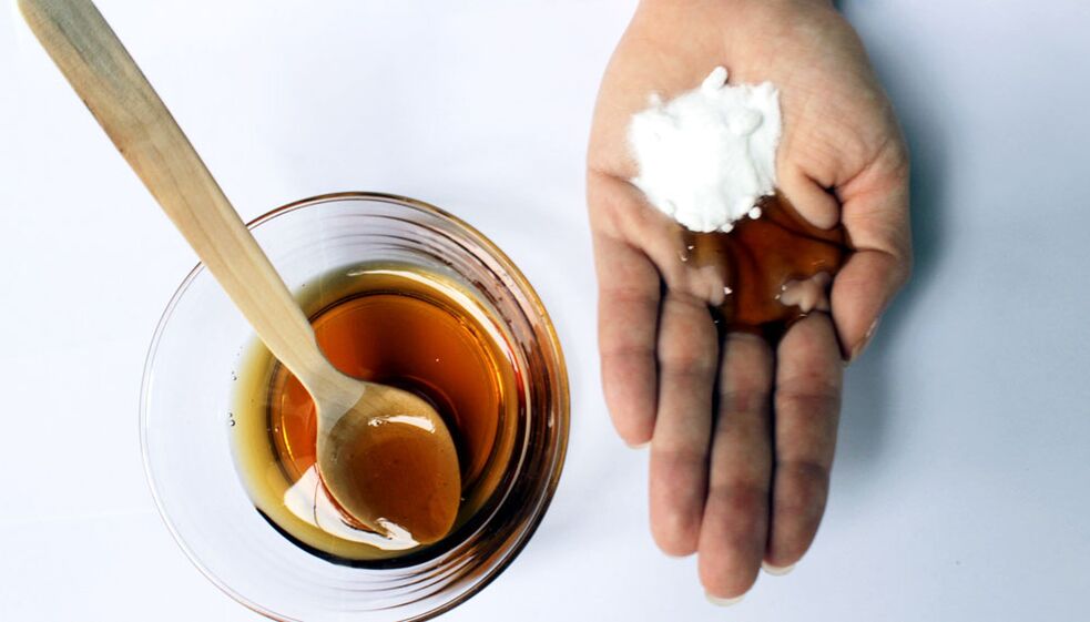 Soda an Hunneg Salbe